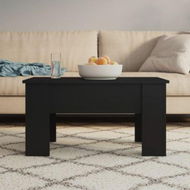 Detailed information about the product Coffee Table Black 79x49x41 Cm Engineered Wood