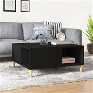 Detailed information about the product Coffee Table Black 80x80x36.5 cm Engineered Wood