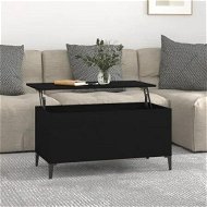 Detailed information about the product Coffee Table Black 90x44.5x45 cm Engineered Wood