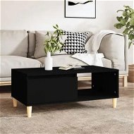 Detailed information about the product Coffee Table Black 90x50x36.5 cm Engineered Wood