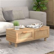 Detailed information about the product Coffee Table Brown 80x40x30 cm Engineered Wood&Solid Wood Pine