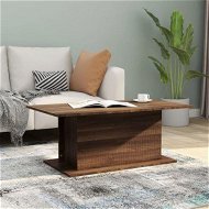 Detailed information about the product Coffee Table Brown Oak 102x55.5x40 Cm Engineered Wood.