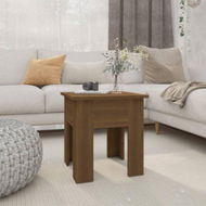 Detailed information about the product Coffee Table Brown Oak 40x40x42 Cm Engineered Wood