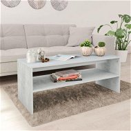 Detailed information about the product Coffee Table Concrete Grey 100x40x40 Cm Chipboard