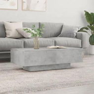 Detailed information about the product Coffee Table Concrete Grey 100x49.5x31 cm Engineered Wood