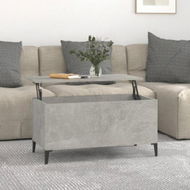 Detailed information about the product Coffee Table Concrete Grey 90x44.5x45 Cm Engineered Wood.