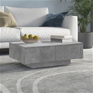 Detailed information about the product Coffee Table Concrete Grey 90x60x31 cm Engineered Wood