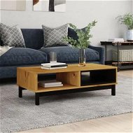 Detailed information about the product Coffee Table FLAM 100x50x32.5 cm Solid Wood Pine