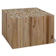 Detailed information about the product Coffee Table Genuine Teak 50x50x35 Cm