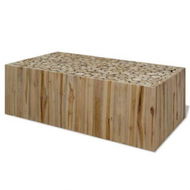 Detailed information about the product Coffee Table Genuine Teak 90x50x35 Cm