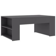 Detailed information about the product Coffee Table Grey 100x60x42 Cm Engineered Wood