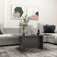 Detailed information about the product Coffee Table Grey 103.5x60x40 Cm Engineered Wood.