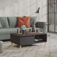 Detailed information about the product Coffee Table Grey 90x60x35 Cm Engineered Wood