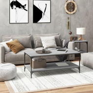 Detailed information about the product Coffee Table Grey Sonoma 100x50x40 Cm Engineered Wood