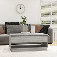 Detailed information about the product Coffee Table Grey Sonoma 102.5x55x44 Cm Engineered Wood.
