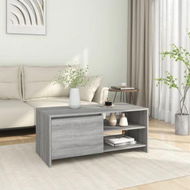 Detailed information about the product Coffee Table Grey Sonoma 102x50x45 Cm Engineered Wood