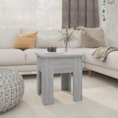 Coffee Table Grey Sonoma 40x40x42 Cm Engineered Wood