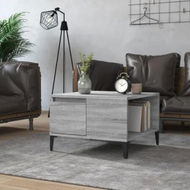 Detailed information about the product Coffee Table Grey Sonoma 55x55x36.5 cm Engineered Wood