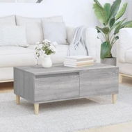 Detailed information about the product Coffee Table Grey Sonoma 90x50x36.5 cm Engineered Wood