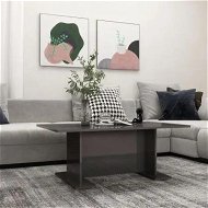 Detailed information about the product Coffee Table High Gloss Grey 103.5x60x40 cm Engineered Wood