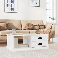 Detailed information about the product Coffee Table High Gloss White 90x50x35 cm Engineered Wood