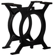 Detailed information about the product Coffee Table Legs 2 Pcs O-Frame Cast Iron