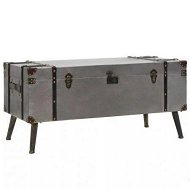 Detailed information about the product Coffee Table MDF and Aluminium 102x51x47.5 cm
