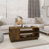 Detailed information about the product Coffee Table Smoked Oak 102x55x43 Cm Engineered Wood