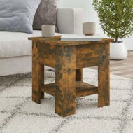 Detailed information about the product Coffee Table Smoked Oak 40x40x42 Cm Engineered Wood