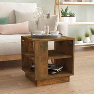 Detailed information about the product Coffee Table Smoked Oak 40x40x43 Cm Engineered Wood