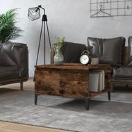 Detailed information about the product Coffee Table Smoked Oak 55x55x36.5 cm Engineered Wood