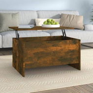 Detailed information about the product Coffee Table Smoked Oak 80x55.5x41.5 Cm Engineered Wood.