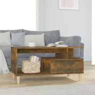 Detailed information about the product Coffee Table Smoked Oak 90x49x45 Cm Engineered Wood