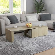 Detailed information about the product Coffee Table Sonoma Oak 150x50x35 Cm Chipboard