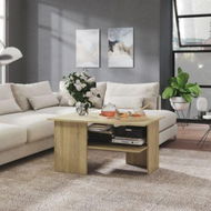 Detailed information about the product Coffee Table Sonoma Oak 90x60x46.5 Cm Engineered Wood.