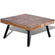 Detailed information about the product Coffee Table Square Reclaimed Teak Wood