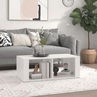 Detailed information about the product Coffee Table White 100x50x36 Cm Engineered Wood