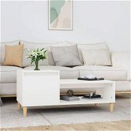 Detailed information about the product Coffee Table White 100x50x45 Cm Engineered Wood
