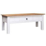 Detailed information about the product Coffee Table White 100x60x45 Cm Solid Pine Wood Panama Range