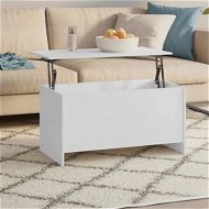 Detailed information about the product Coffee Table White 102x55.5x52.5 cm Engineered Wood