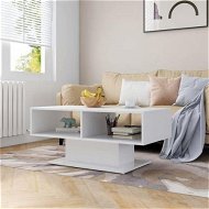 Detailed information about the product Coffee Table White 103.5x50x44.5 Cm Engineered Wood.