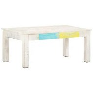 Detailed information about the product Coffee Table White 110x60x45 cm Solid Mango Wood