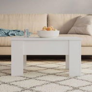 Detailed information about the product Coffee Table White 79x49x41 Cm Engineered Wood