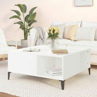 Detailed information about the product Coffee Table White 80x80x36.5 Cm Engineered Wood.