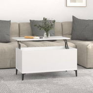 Detailed information about the product Coffee Table White 90x44.5x45 Cm Engineered Wood.