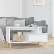 Detailed information about the product Coffee Table White 90x49x45 Cm Engineered Wood