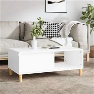 Detailed information about the product Coffee Table White 90x50x36.5 cm Engineered Wood