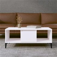 Detailed information about the product Coffee Table White 90x50x36.5 Cm Engineered Wood.