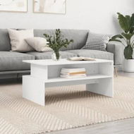 Detailed information about the product Coffee Table White 90x55x42.5 cm Engineered Wood