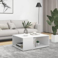 Detailed information about the product Coffee Table White 90x67x33 Cm Engineered Wood